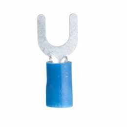 #16-14 AWG Blue Spade Terminals, Vinyl-Insulated