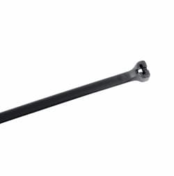 11" Black Cable Ties, Metal Pawl