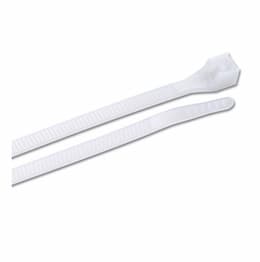 8" White Double Lock Cable Ties