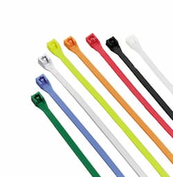 4" Cable Ties, Multiple Colors