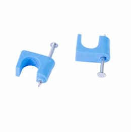 1/4" Blue Cable Staples for Datacom Wires