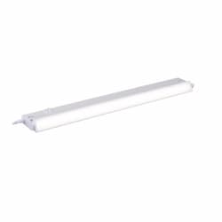 12-in 8W Adjustable Undercabinet Fixture, 120V, Selectable CCT, White