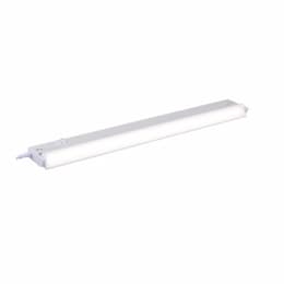 16-in 10W Adjustable Undercabinet Fixture, 120V, Selectable CCT, White