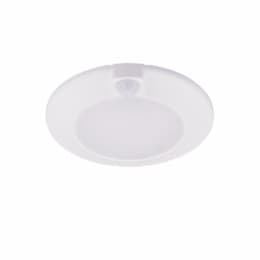 4-in 10W Closet Light w/ Occupancy Sensor, 120V, 3000K, White