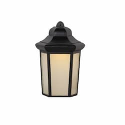 GlobaLux 9W LED Decorative Pocket Lantern, 800 lm, 120V, 3000K, Black/Frosted