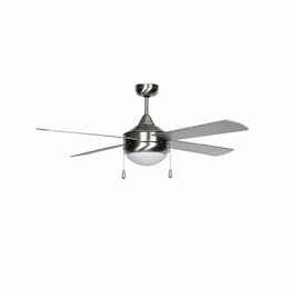 52-in Energy Star Skylux Fan w/Light Kit & Chain, 4 Blade, E26, BN/S