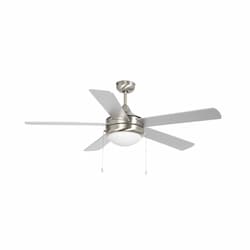 52-in Energy Star Skylux Fan w/Light Kit & Chain, 5 Blade, 3000K, BN/S