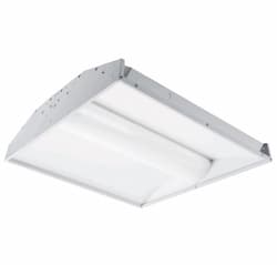 40W 2x4 LED Troffer, 0-10V Dimmable, 4000 lm, 120V-277V, 3500K