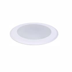 6-in 15W LED Disk Light, Dim, 120V, 1100 lm, 3000K, Nickel Satin