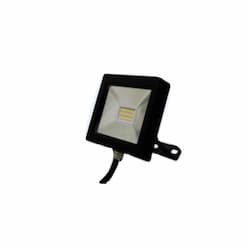 15W LED Flood Light, 1500 lm, 120V-277V, 5000K, Black