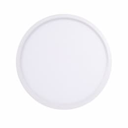 12-in 22W Disk Light, 1400 lm, 120V, Selectable CCT, White