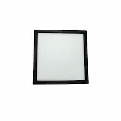 22W 12" Square Edge Lit LED Disk, Dimmable, 3000K, Nickel