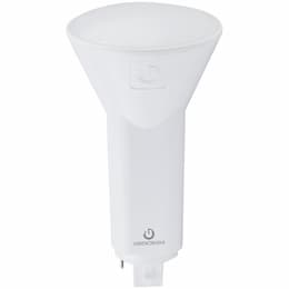 6.5W 2-Pin Vertical LED PL Lamp, Bypass, 4000K