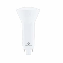 6.5W LED PL Bulb, Hybrid, GX23, 570 lm, 120V-277V, 2700K