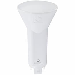 6.5W Vertical LED PL Bulb, 600 lm, Hybrid, 3000K