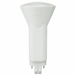 6.5W 2-Pin Vertical LED PL Lamp, Gx23 Base, Bypass, 3500K