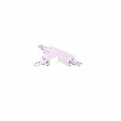 T Connector for Single Circuit J-Type Track, White