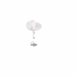 Sloped Ceiling Stem Mount Canopy Kit, White