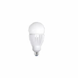 34W LED PS30 Bulb, Dimmable, E26, 5000 lm, 120V-277V, 5000K, Frosted