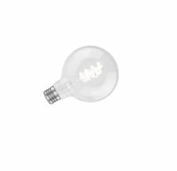4.5W LED DECO Large Lamp, E26, Dimmable, 250 lm, 120V, 2100K, Clear