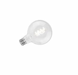 4.5W LED DECO Large Lamp, E26, Dimmable, 250 lm, 120V, 2100K, Clear