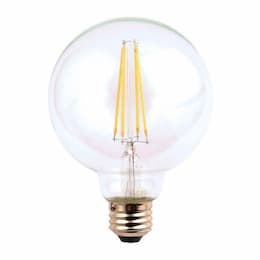 4.5W Filament LED G25 Bulb, Dimmable, 450 lm, 2700K