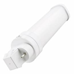 6W 2-Pin LED PL Lamp, Gx23 Base, Bypass, 3000K