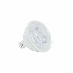 6W LED MR16 Bulb, Dimmable, 35 Degree Beam, GU5.3, 500 lm, 12V, 3000K