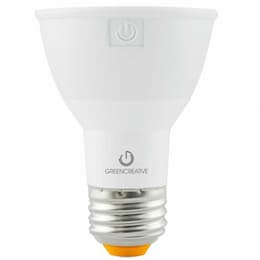 8W LED PAR20 Bulb, Dimmable, 25 Degree Beam, E26, 550 lm, 120V, 3000K