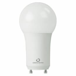 9W LED A19 Bulb, Omni-Directional, Dimmable, GU24, 800 lm, 120V, 2700K