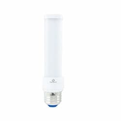 5.5W Horizontal LED PL Bulb, 550 lm, E26, Direct Line Voltage, 3000K