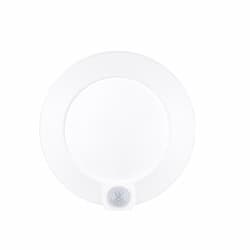 10W 6in Round Downlight w/PIR Motion Sensor, 3000K