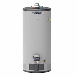 40 Gallon Short Water Heater, Natural Gas, Atmospheric Vent, 12 Yr