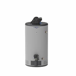 50 Gallon Short Water Heater, Natural Gas, Power Vent, 8 Yr