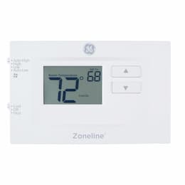Wall Thermostat for Air Conditioning or Heat Pump, Non-Programmable
