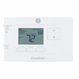 Wall Thermostat for Air Conditioning or Heat Pump, Programmable