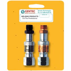 Fuel Gases, Oxygen Male/Female Regulator-to-Hose Connector Set