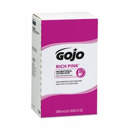 PRO 2000 Rich Pink Antibacterial Lotion Soap 2000 mL Refills