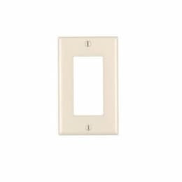 1-Gang Wall Plate, Rocker Switch, Almond