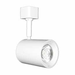 10W ATOM Track Head w/ H Adapter, Flood, 120V,  3000K, Matte White