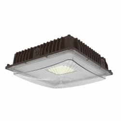 60W Slim Canopy Light w/ PC, Dim, 70 CRI, 120V-277V, SelectCCT, Bronze