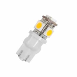 1W LED JC Miniature Bulb, Wedge Base, 82 CRI, 75 lm, 10V-18V, 3000K