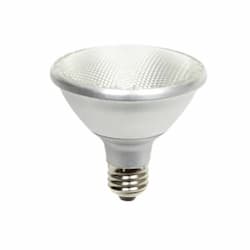 10W LED PAR30S Bulb, Narrow Flood, E26, 80 CRI, 800lm, 120V, 3000K, WH