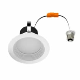 10.5W LED 6-in Retrofit Downlight w/ Baffle Trim, 120V, SelectCCT