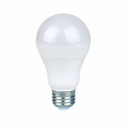 9W LED A19 Bulb, Dimmable, 800 lm, 80 CRI, E26, 120V, 3000K, Frosted