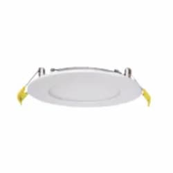 10W LED 4-in Round Slim Downlight, 90 CRI, 120V, SelectCCT, 4PK