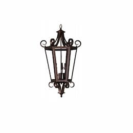 60W El Paso Open Cage Entry Light, 6-Light, Oil Rubbed Bronze