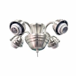 13W LED Decorative Light Kit, 4-Arm, Brushed Nickel