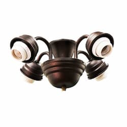 13W LED Decorative Light Kit, 4-Arm, Oil Rubbed Bronze