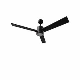 HomEnhancements 52-in Neo Patio Fan w/ Light Kit, 6-Speed, 9432 CFM, Matte Black